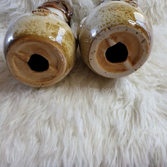 SET of 2 vintage ceramic snowmen holding stars 🌟 - Picture 3 of 3